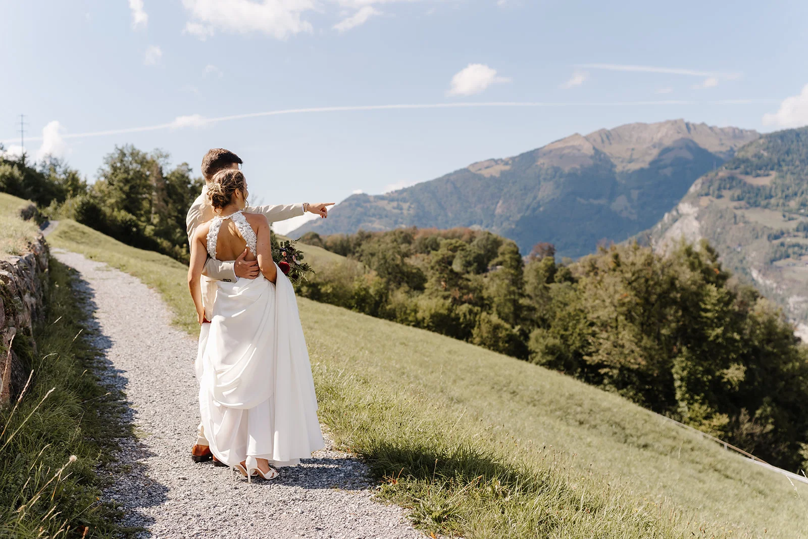Brautstrauss und Floristik, Hochzeit Seminarhotel Lihn in Glarus