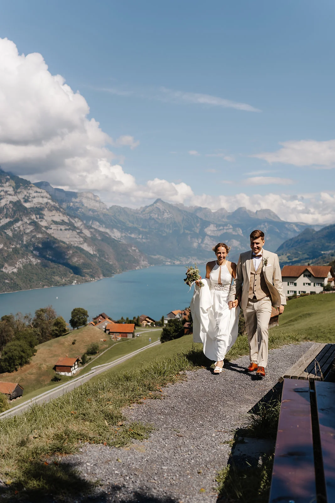 Detailaufnahme Eheringe, Hochzeit Seminarhotel Lihn in Glarus
