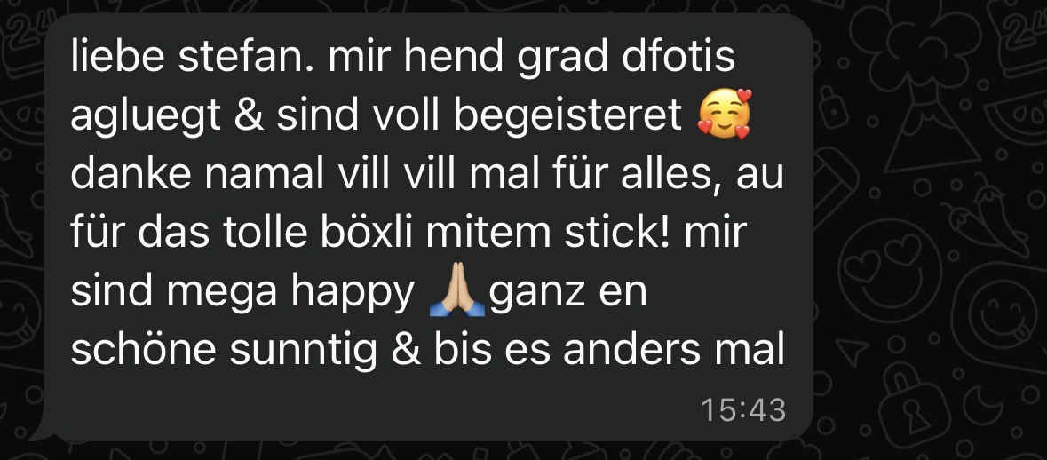 Kundenfeedback WhatsApp
