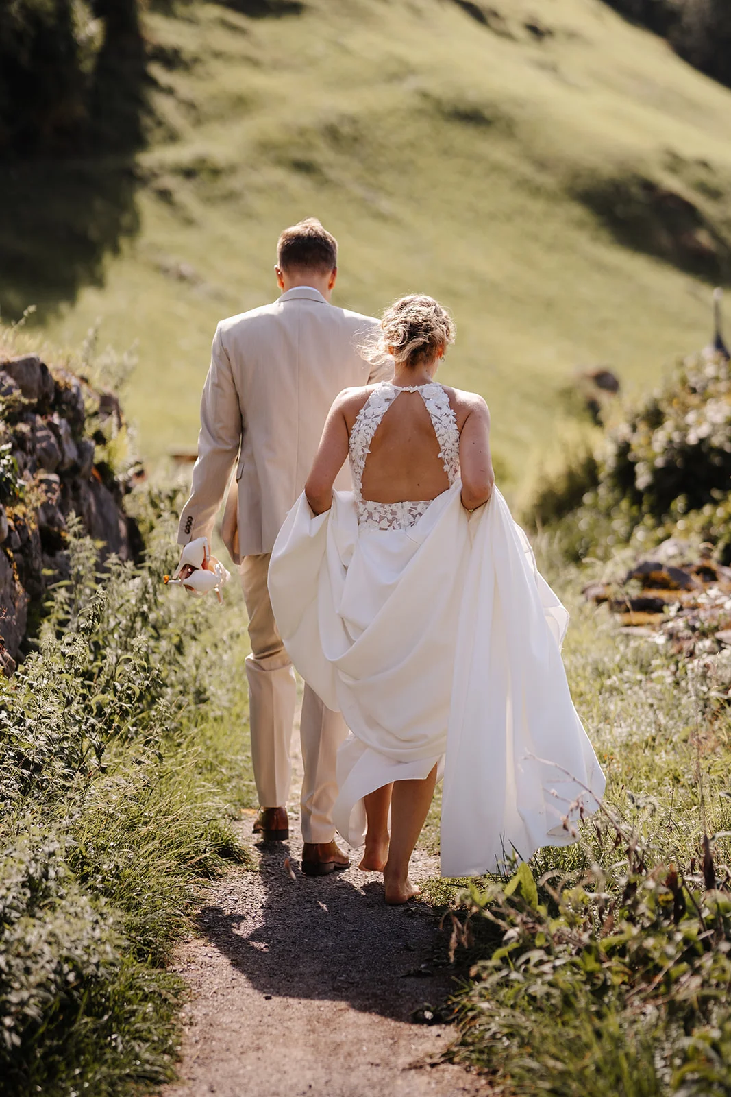 Emotionaler Moment beim Jawort, Hochzeit Seminarhotel Lihn in Glarus